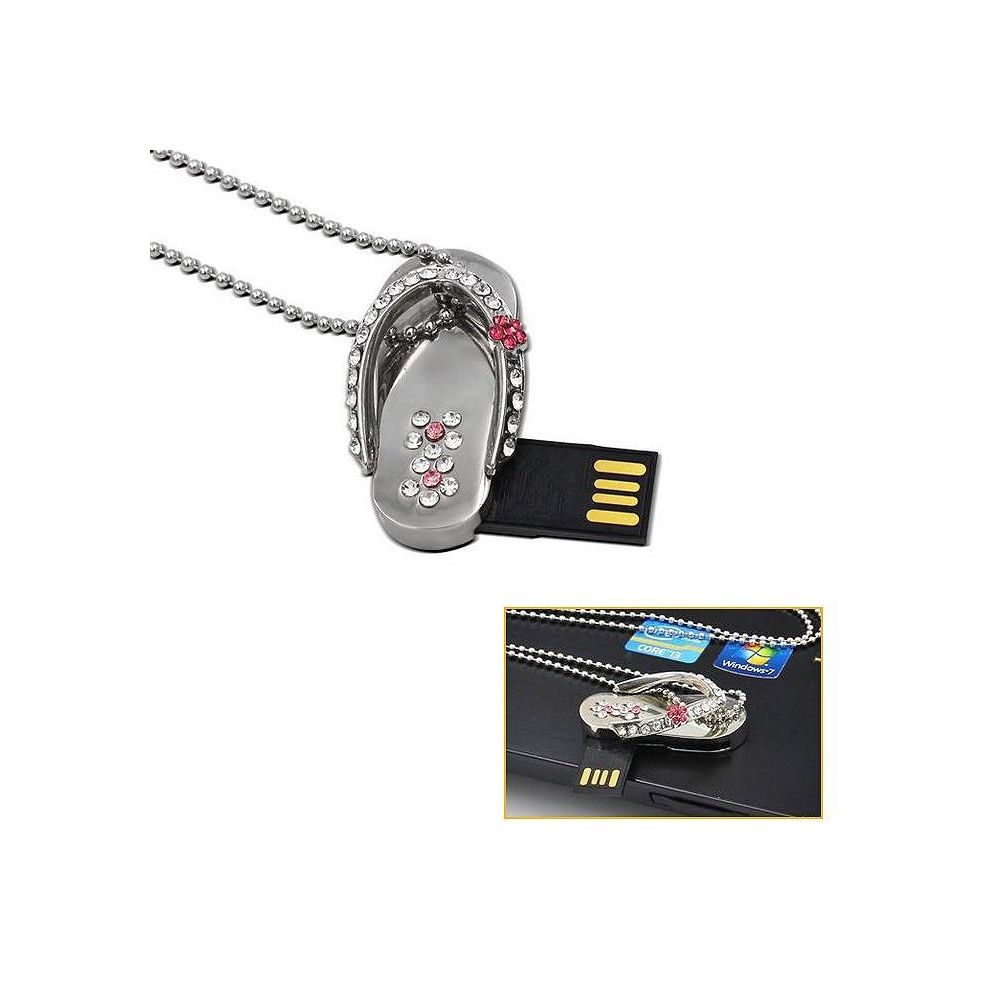 marque generique - 32Go USB 2.0 Clé USB Clef Mémoire Flash Data Stockage Petit Sandale Savatte - Clés USB