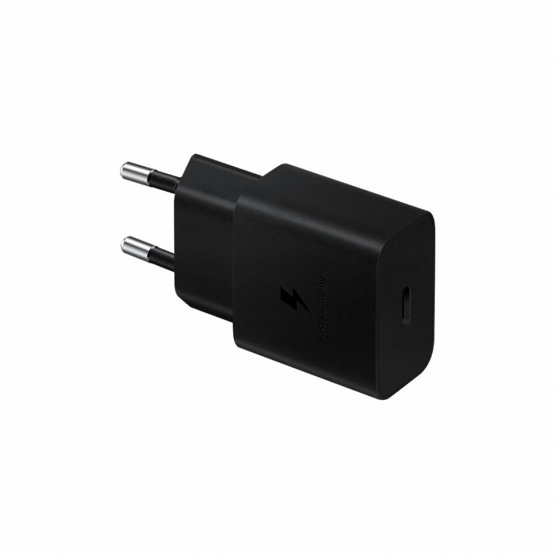 Samsung - Chargeur Secteur 15W USB C (sans câble) Coloris Noir SAMSUNG EP-T1510NBEGEU - Accessoires alimentation