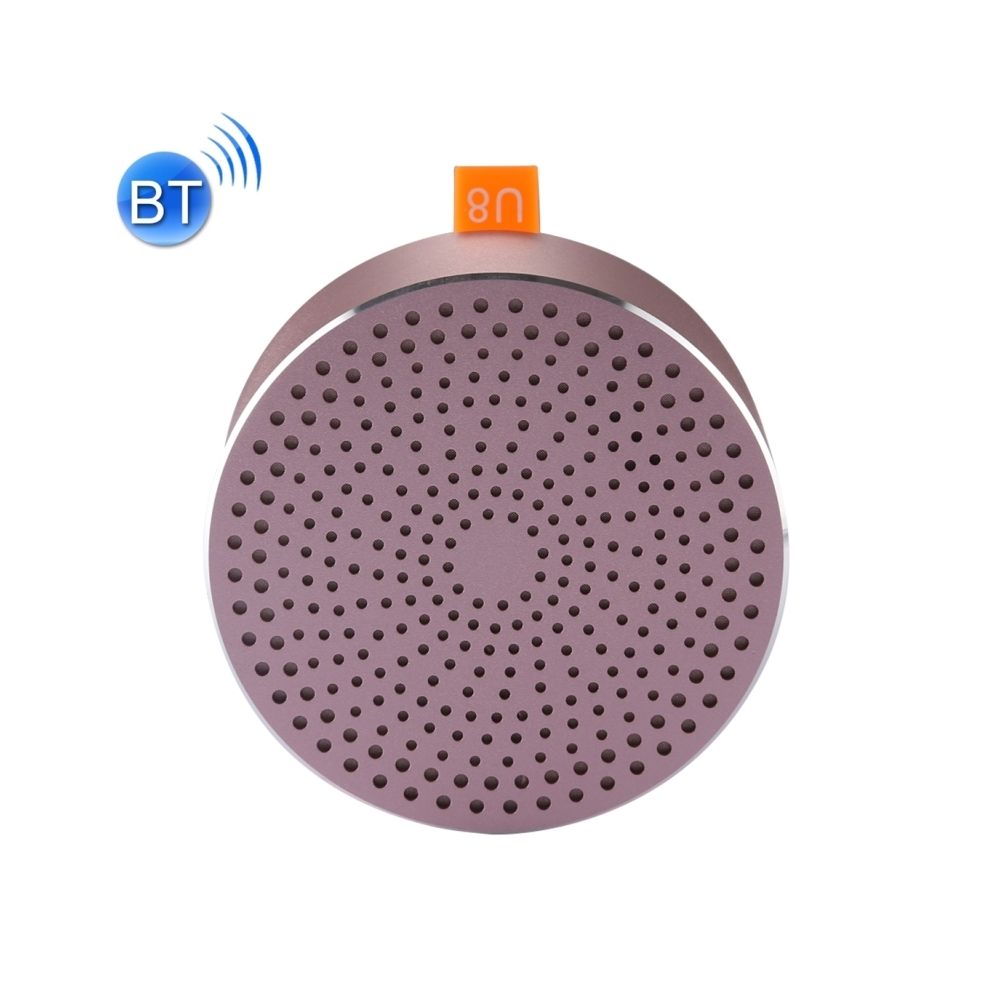 Wewoo - Mini enceinte Bluetooth or rose Haut-parleur sans fil résistant aux éclaboussures de musique portable sans fil, intégré, Appels mains-libres de et Super Bass & Audio stéréo, Distance Bluetooth: 10m - Enceintes Hifi