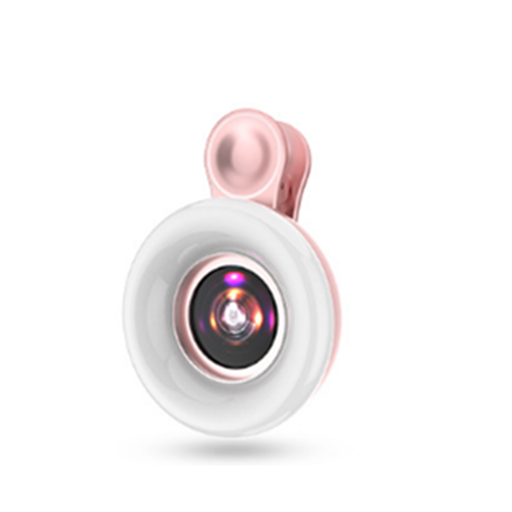 marque generique - YP Select Lentille de téléphone portable Bijoux Cils Nail Sourcil Tir Spécial Macro Fill Light Photo Lens-Rose - Objectif Photo