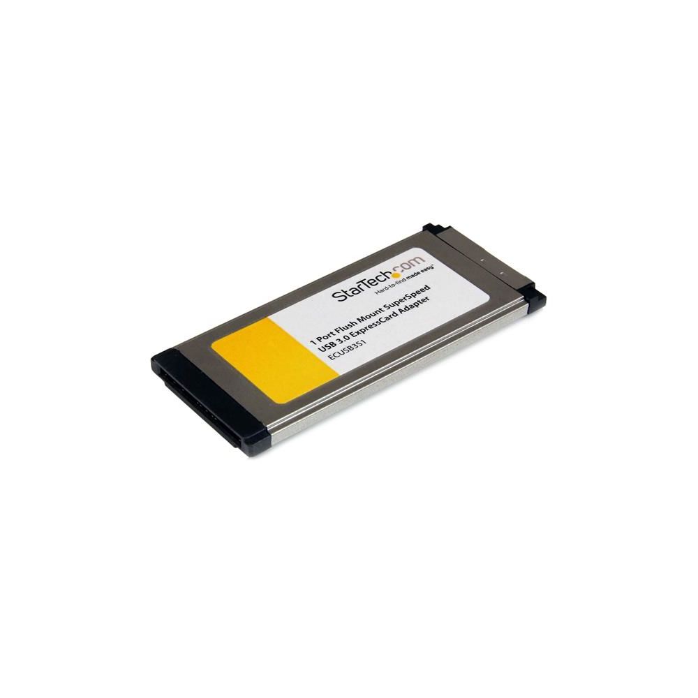 Startech - StarTech.com Carte Adaptateur ExpressCard vers 1 Port USB 3.0 avec Support UASP - Lecteur carte mémoire