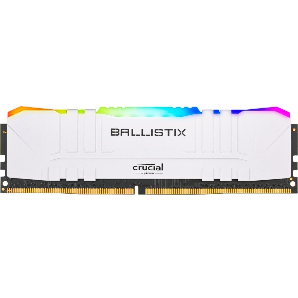 Crucial - Ballistix White - 2 x 8 Go - DDR4 3200 MHz - RGB - Blanc - RAM PC Fixe