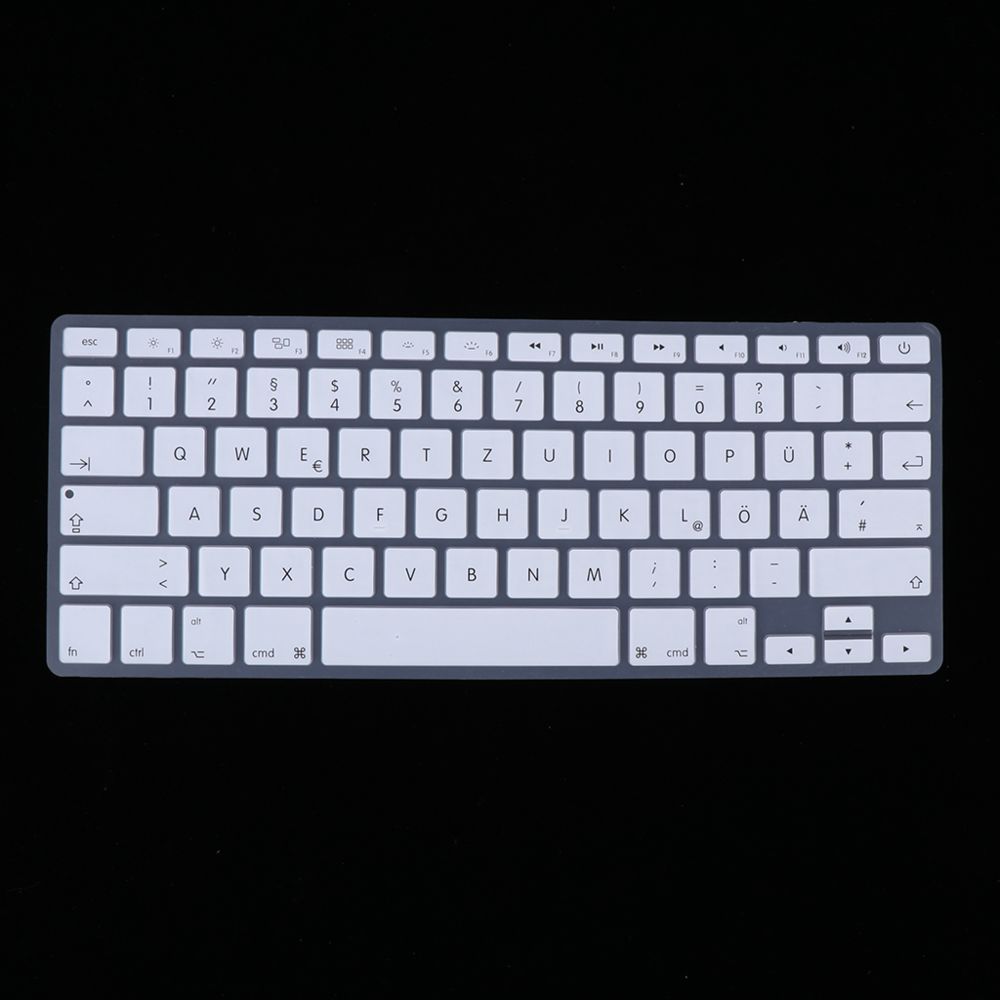 marque generique - Film de protection pour clavier allemand phonétique pour Macbook 13 / 15inch blanc bleu - Accessoires Clavier Ordinateur