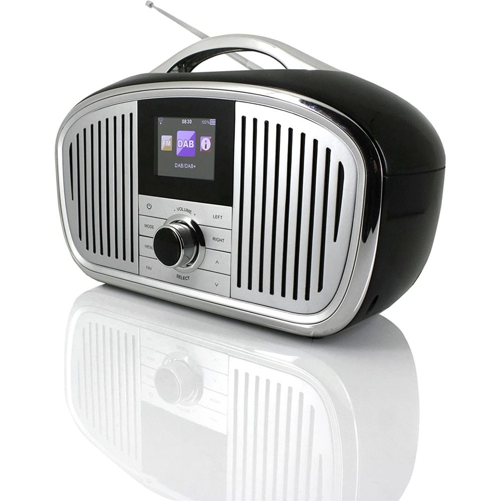 Soundmaster - Radio portable DAB+, FM avec écran LCD 6W Noir - Radio