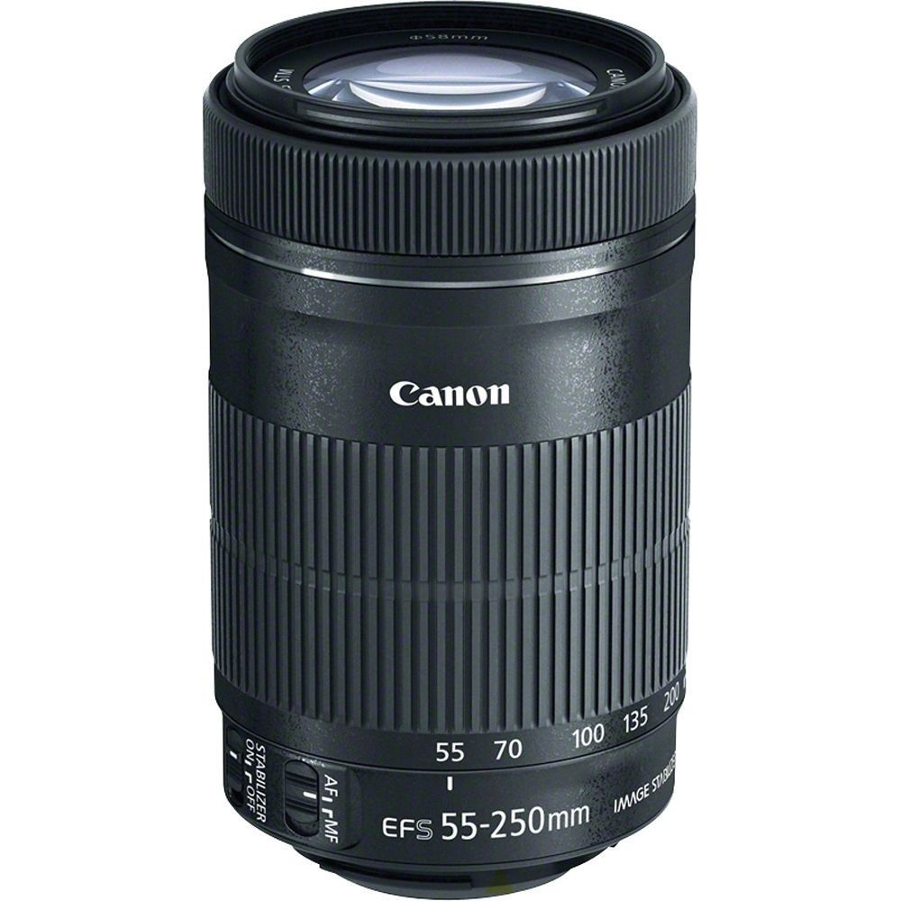 Canon - Téléobjectif EF-S 55-250 mm f/4-5,6 IS STM - Objectif Photo