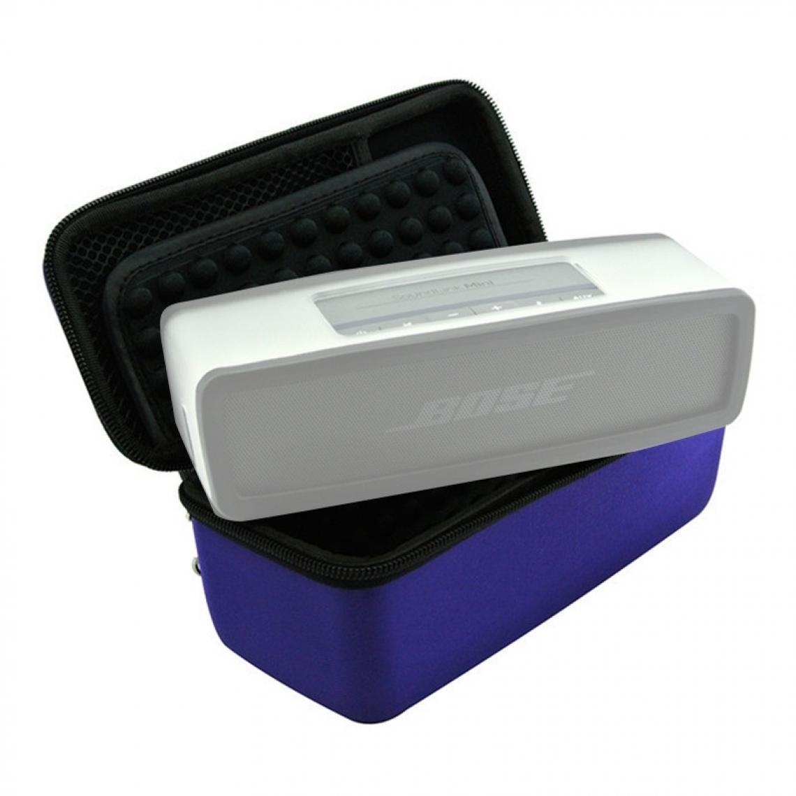 Wewoo - Sac de rangement pour boîte de protection haut-parleur de gel de silice en nylon portatif BOSE SoundLink Mini violet - Enceintes Hifi