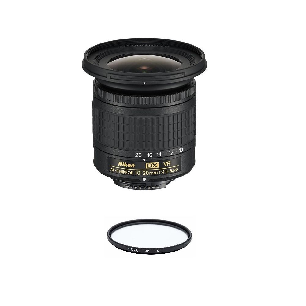 Nikon - NIKON AF-P 10-20MM F4.5-5.6G VR DX + HOYA UX UV 72mm Filter - Objectif Photo