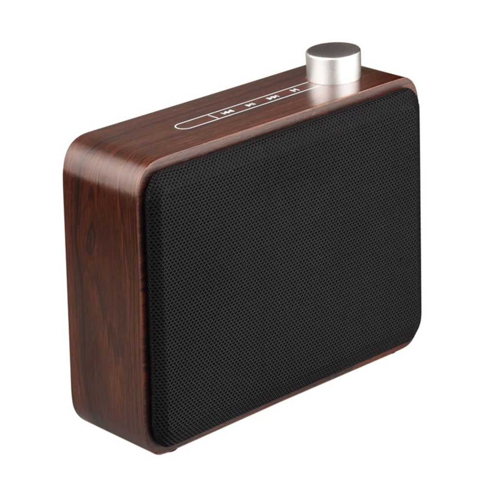 marque generique - Haut-parleur Stéréo Portable Bluetooth 4.2 Mini Haut-parleur En Bois 1 - Barre de son