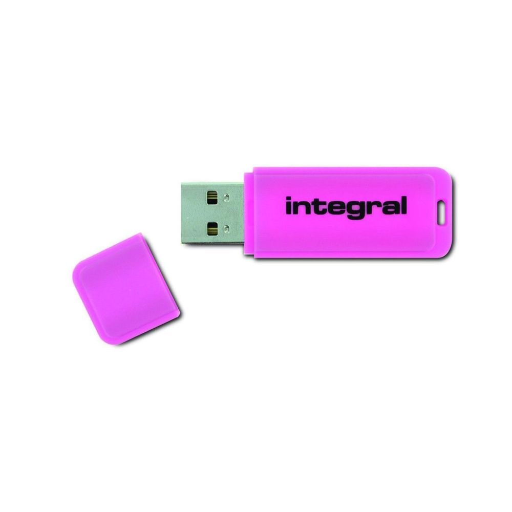 Integral - Clé USB INTEGRAL NEON ROSE 64 GO - Clés USB