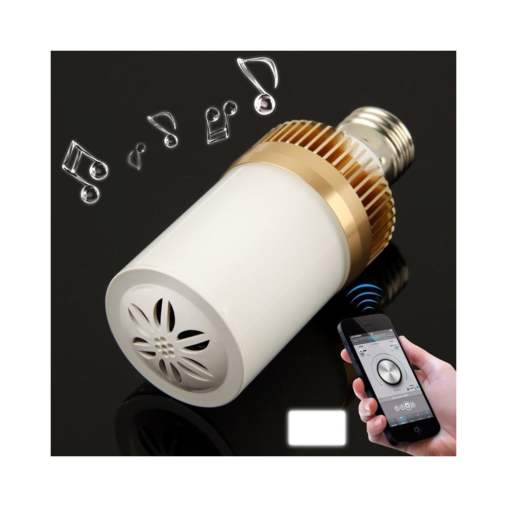 Wewoo - Enceinte Bluetooth d'intérieur blanc 4.5W 24 LED haut-parleur / lampes économiseuses d'énergie - Enceintes Hifi