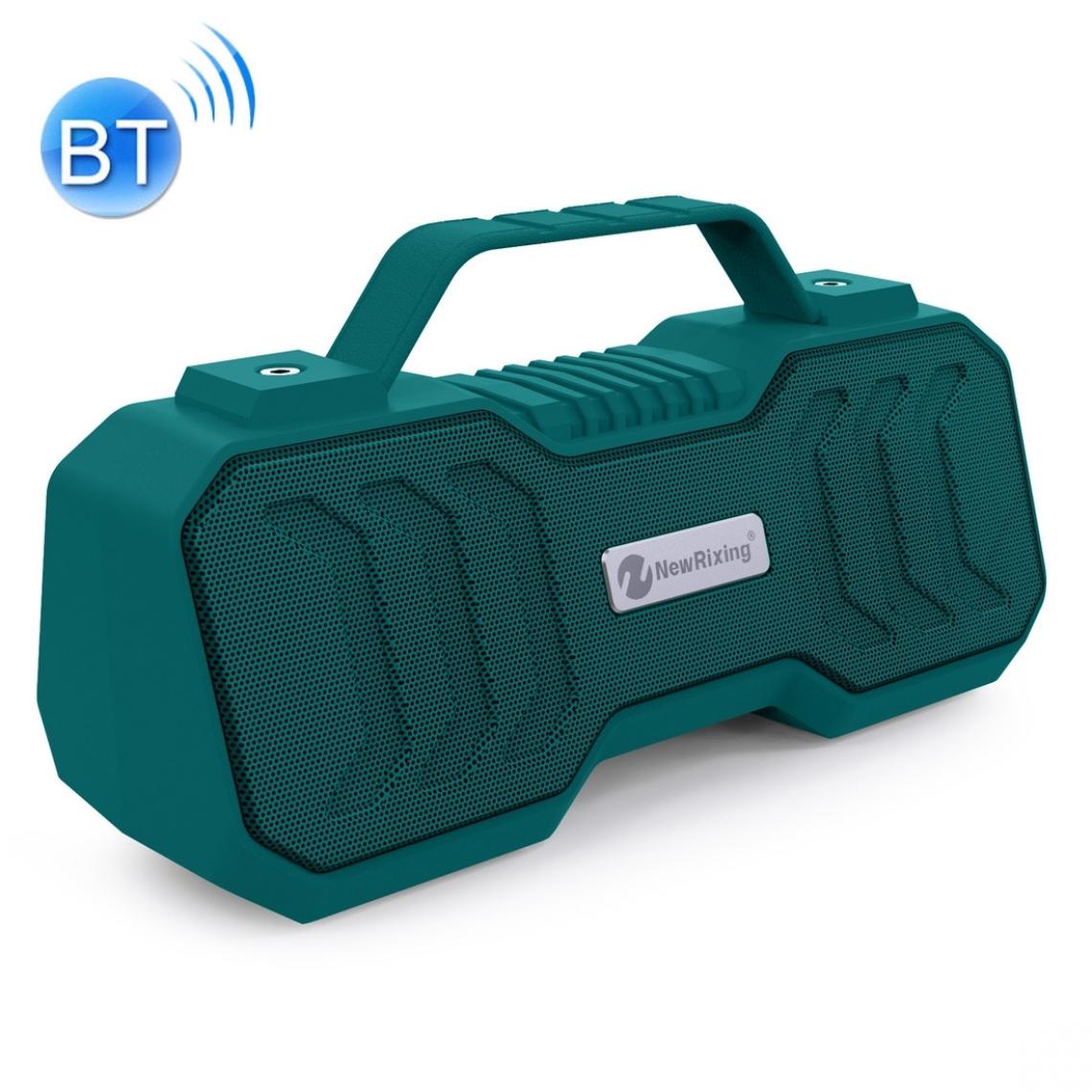Wewoo - Enceinte Bluetooth NR-4500 Haut-parleur stéréo sans fil portable Compatible avec la fonction TWS / FM Vert - Enceintes Hifi