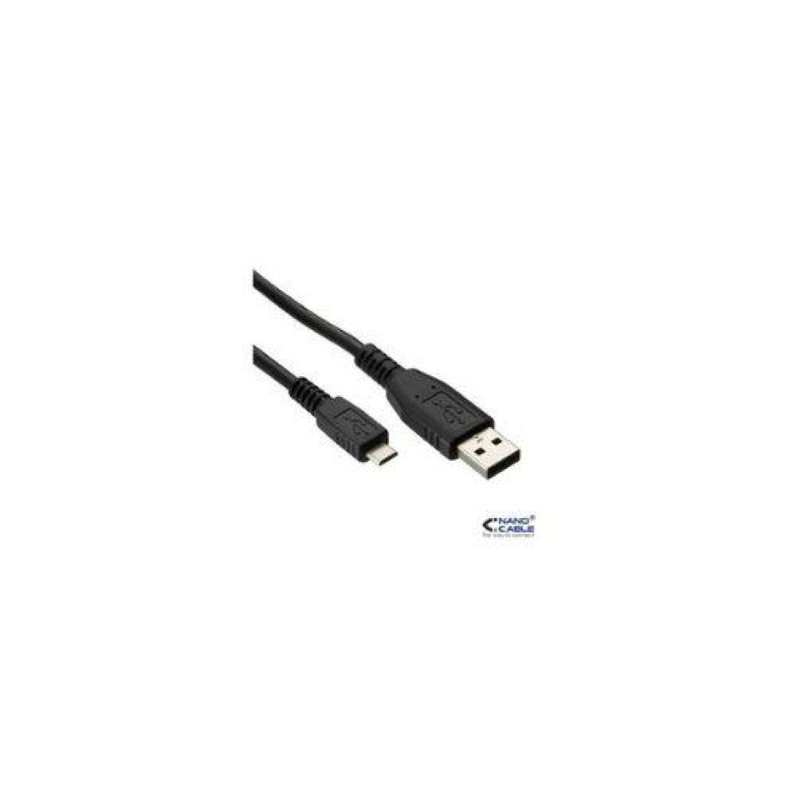 Inconnu - Nano Câble 10.01.0503 - Câble USB 2.0, type A/M-Micro USB B/M, 3 m - Câble antenne