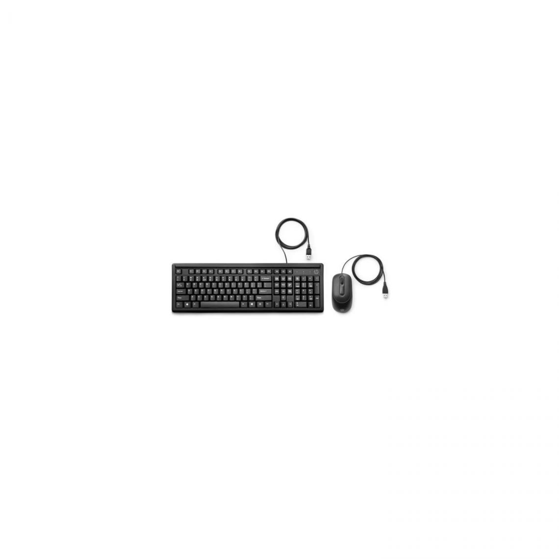 Hp - HP Wired Keyboard and mouse 160 FR - Pack Clavier Souris