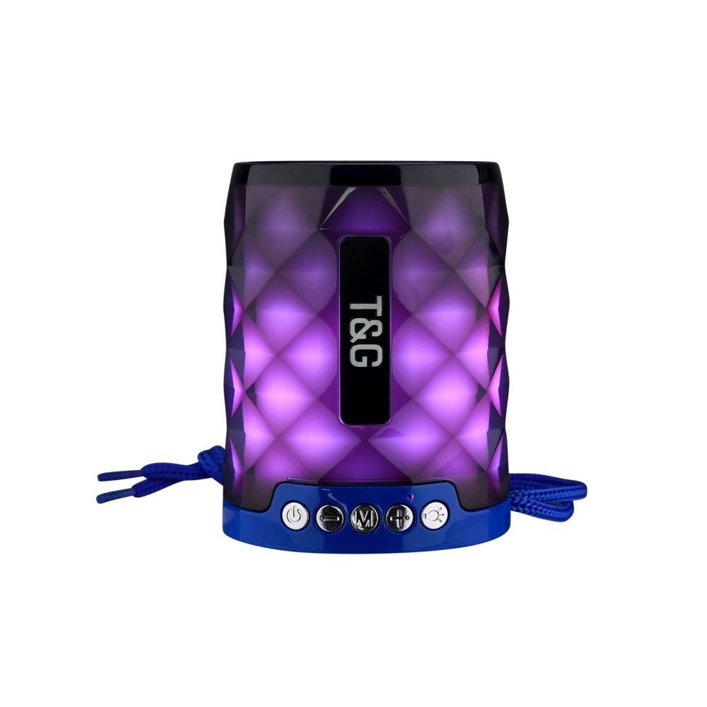 Wewoo - Mini enceinte Bluetooth 4.2 haut-parleur portable sans fil avec lumières colorées (bleu) - Enceintes Hifi