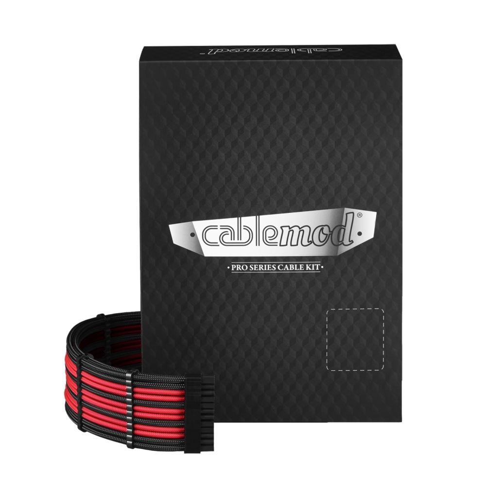 Cablemod - PRO ModMesh C-Series RMi & RMx - Noir / Rouge - Câble tuning PC