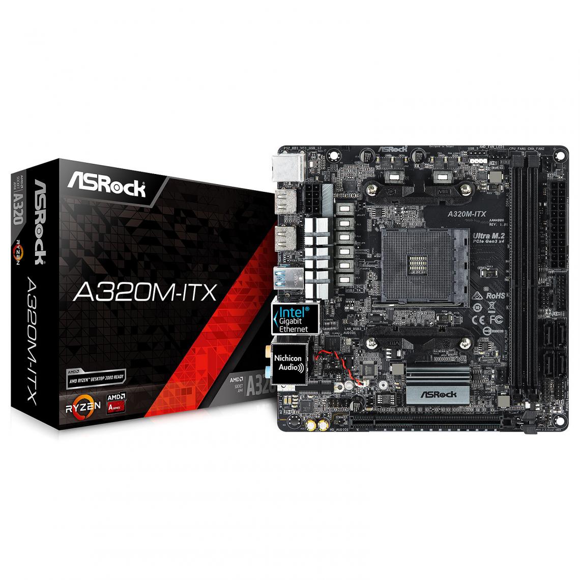 Asrock - A320M-ITX - Carte mère AMD