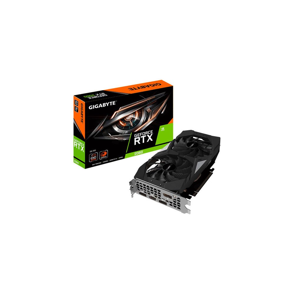 Gigabyte - Geforce RTX 2060 rev 2.0 - OC - 6 Go - Carte Graphique NVIDIA