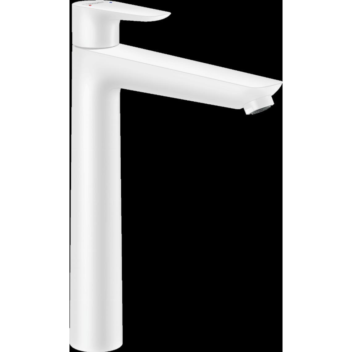 Hansgrohe - Mitigeur de lavabo HANSGROHE Talis E , avec tirette et vidage blanc mat - 71716700 - Accessoires de salle de bain