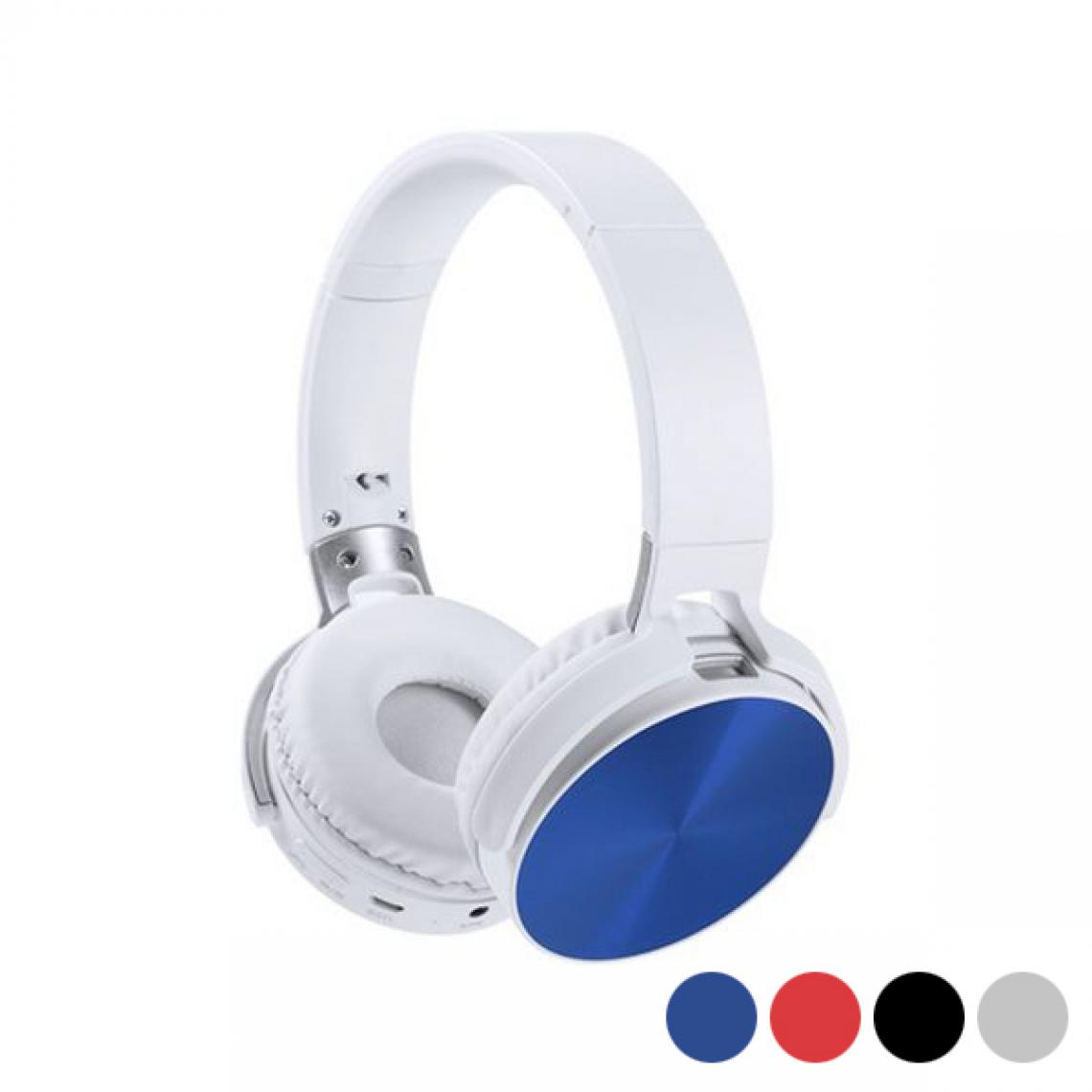 Unknown - Casque Écouteurs Pliables avec Bluetooth 145945 Couleur Bleu - Micro-Casque