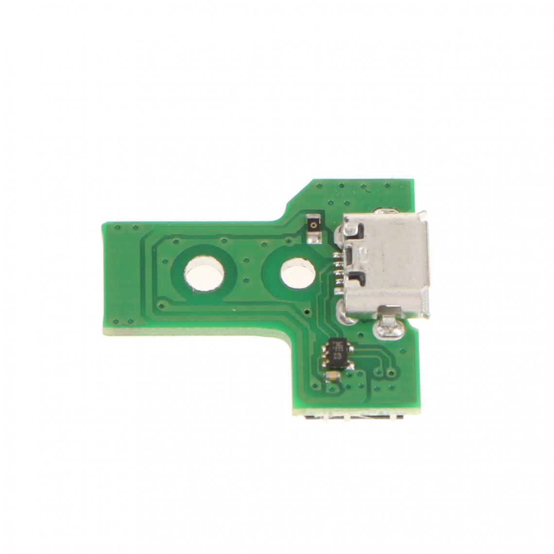 marque generique - 12 Pin Carte de Circuit avec Fente de USB Micro-B Pièce de Rechange Adaptateur pour PS4 3 Génération - Manette PS4