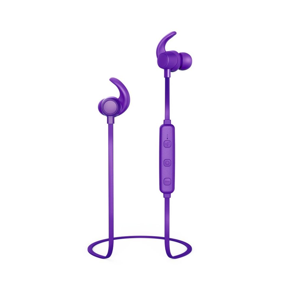 Thomson - Écouteurs intra-auricuaire Bluetooth WEAR7208PU - Violet - Ecouteurs intra-auriculaires