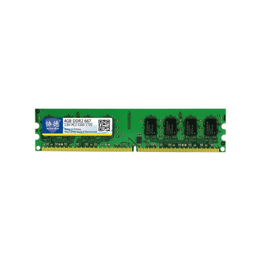 Wewoo - Mémoire vive RAM DDR2 667 MHz 4 Go Module de avec compatibilité totale - RAM PC Fixe