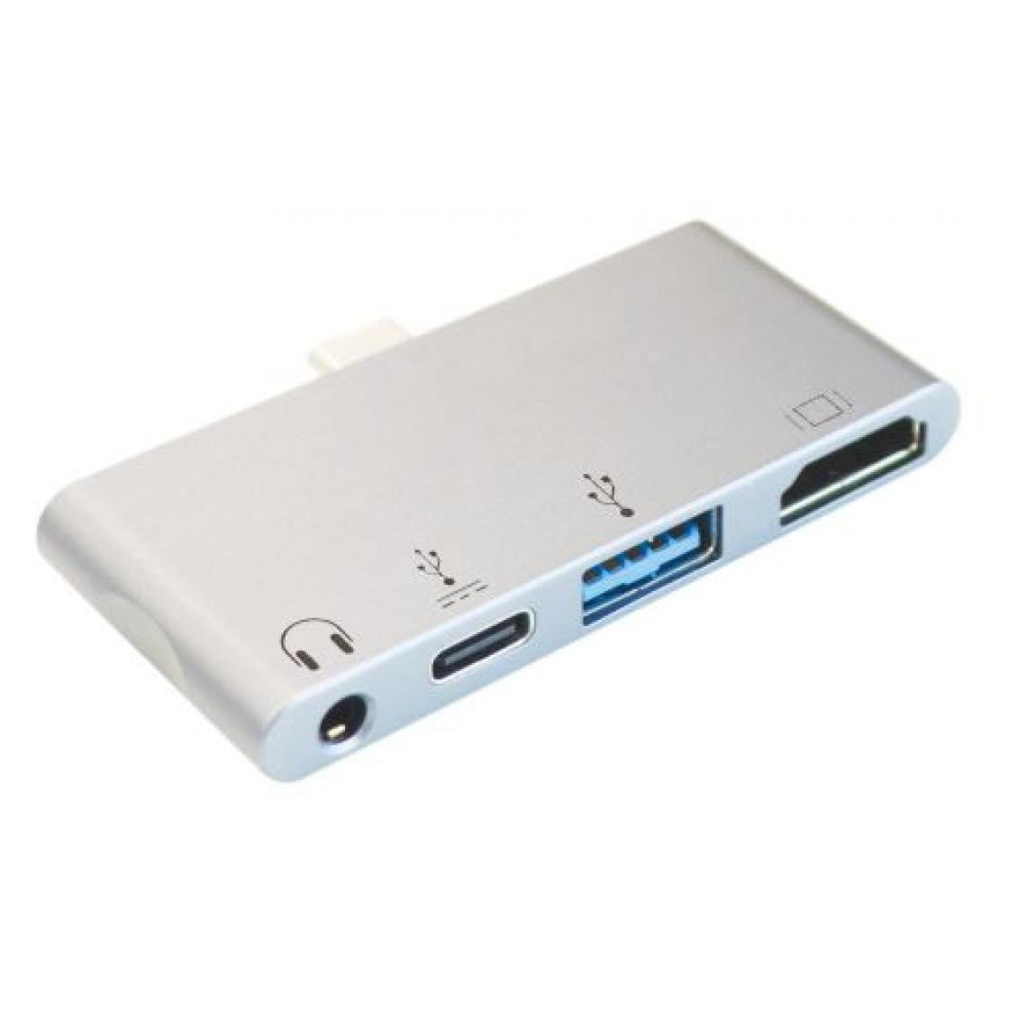 Itworks - Hub USB Type C 4 en 1 pour iPad Argent - Hub