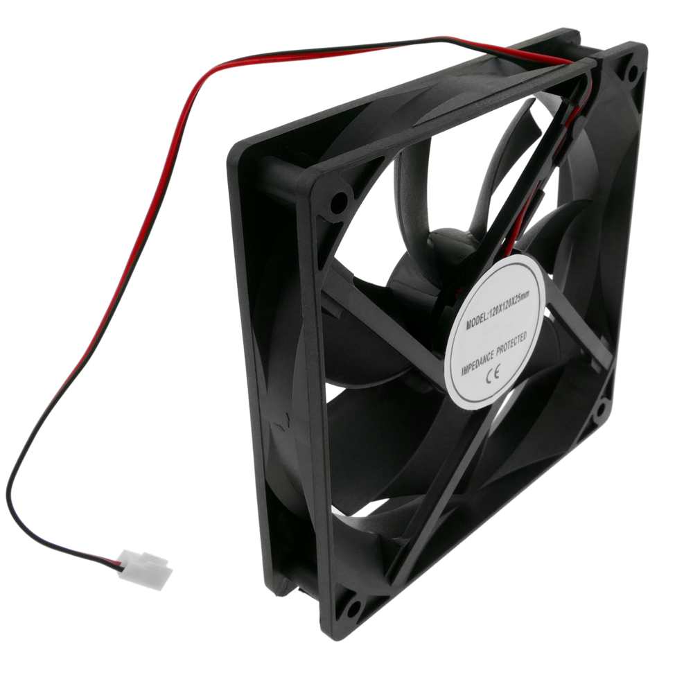 Bematik - Ventilateur pour boîtier 120x120x25 mm de 24 VDC pour ordinateur et châssis - Ventilateur Pour Boîtier