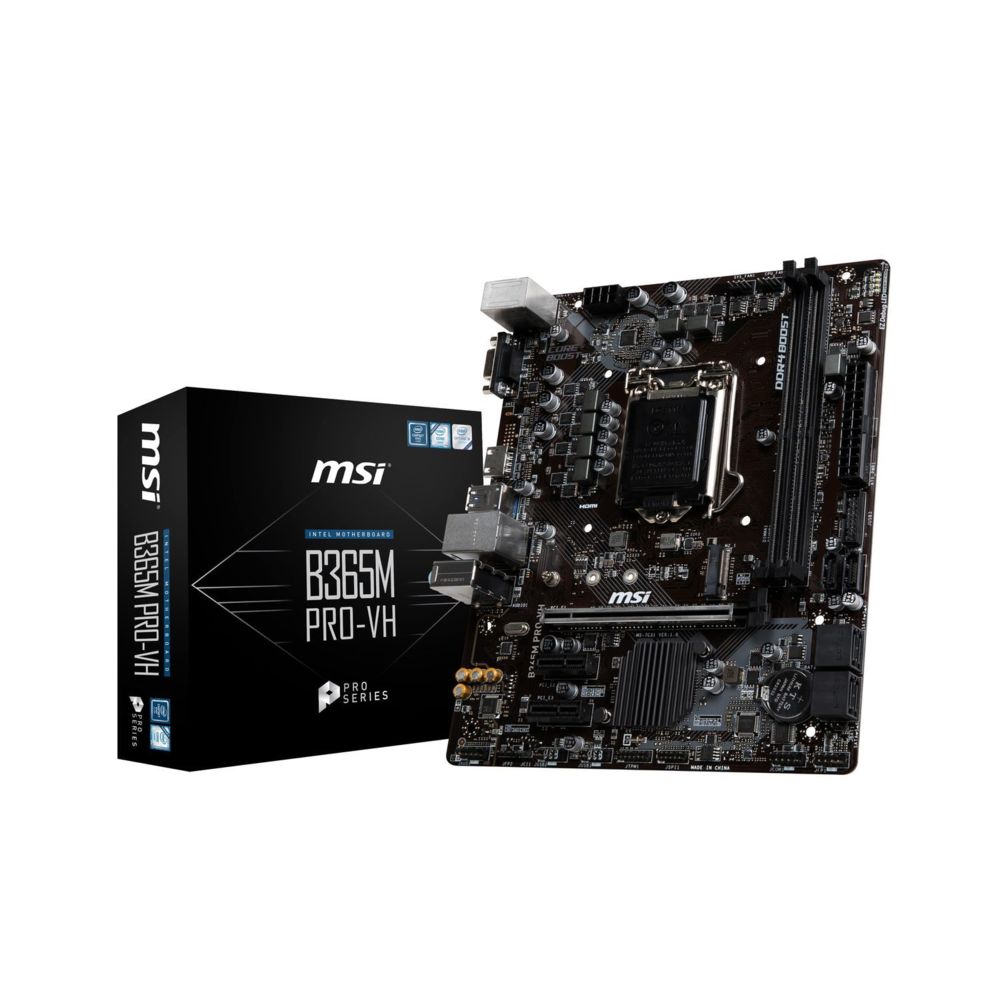Msi - Intel B365 PRO-VH - Micro-ATX - Carte mère Intel