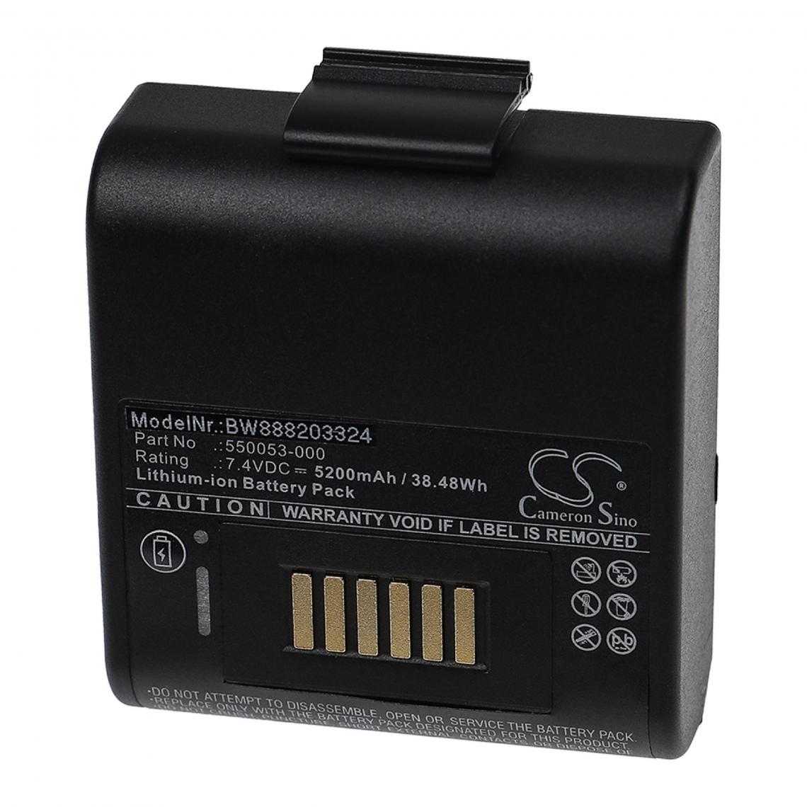 Vhbw - vhbw Batterie remplacement pour Oneil 550053-000 pour imprimante, scanner, imprimante d'étiquettes (5200mAh, 7,4V, Li-ion) - Imprimante Jet d'encre