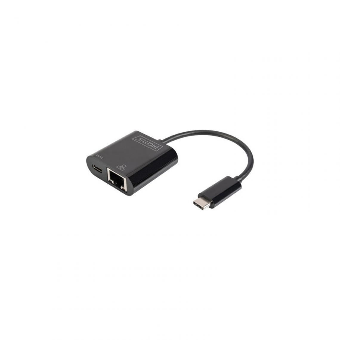 Digitus - DIGITUS Adaptateur Ethernet Gigabit USB Type-C () - Hub