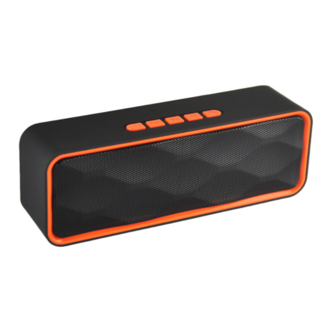 Chrono - Haut-parleur Bluetooth étanche 20W, haut-parleur Bluetooth portable TWS, caisson de basses et stéréo fort, 36 heures de lecture, IPX7, 104 pieds, haut-parleur Bluetooth sans fil avec microphone, AUX(Orange) - Enceintes Hifi