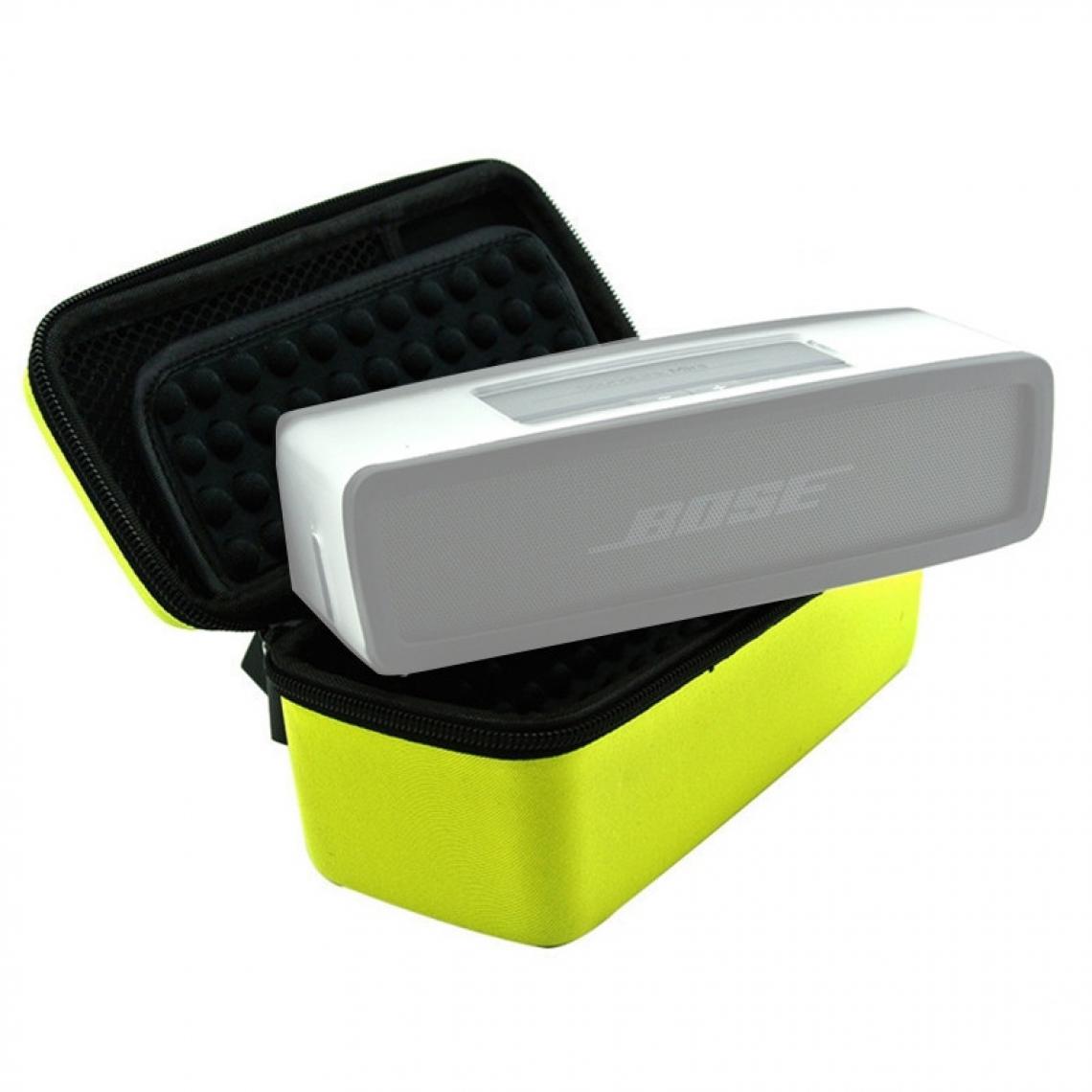 Wewoo - Sac de rangement de boîte de protection de haut-parleur en nylon de gel de silice portable pour BOSE SoundLink Mini Jaune - Enceintes Hifi
