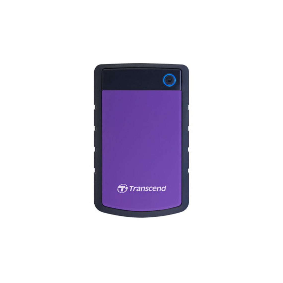 Transcend - StoreJet 25h3P 1 To - 2,5" USB 3.0 Violet - Disque Dur externe