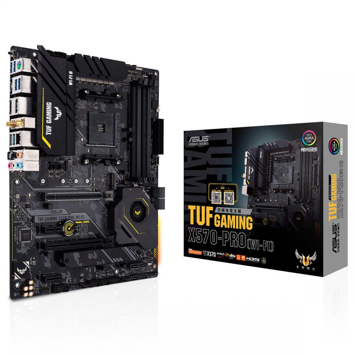 Asus - TUF GAMING X570-PRO (WI-FI) - Carte mère AMD