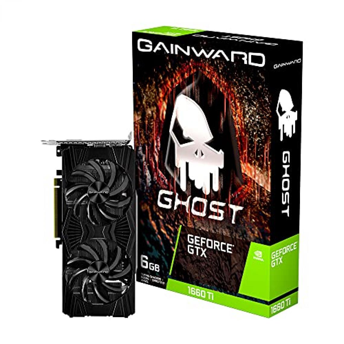 Gainward - Carte Graphique Nvidia GeForce GTX1660 Ti Ghost 6Go - Carte Graphique NVIDIA