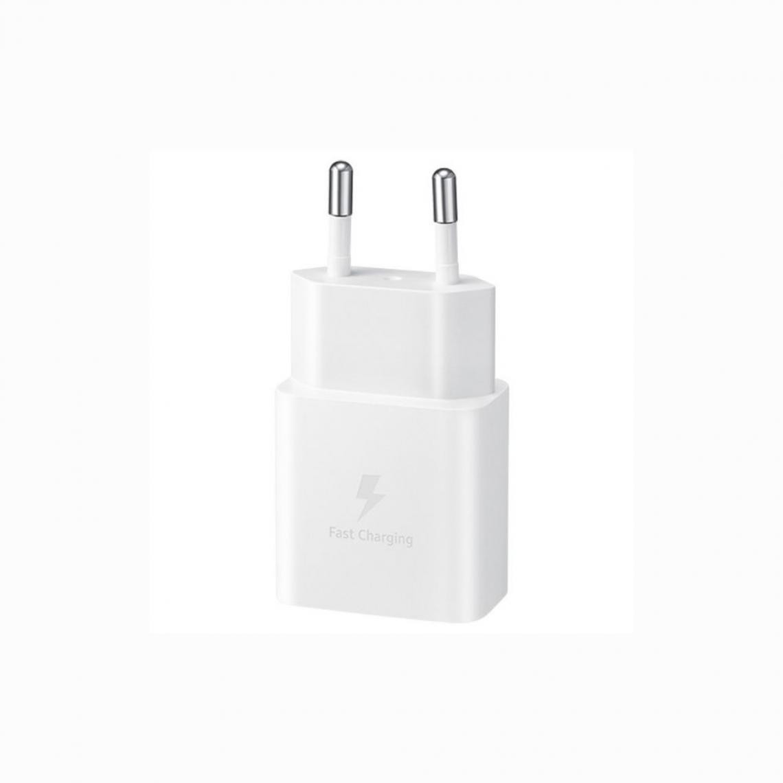 Samsung - Chargeur Secteur 15W USB C (avec câble) Coloris Blanc SAMSUNG EP-T1510XWEGEU - Accessoires alimentation