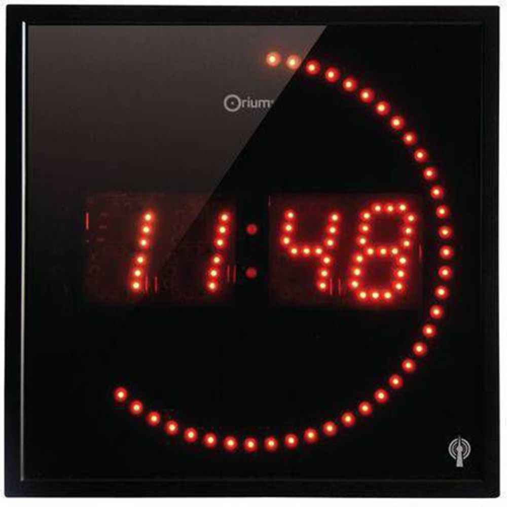 Orium - Horloge à LED radio-contrôlée - Horloges, pendules