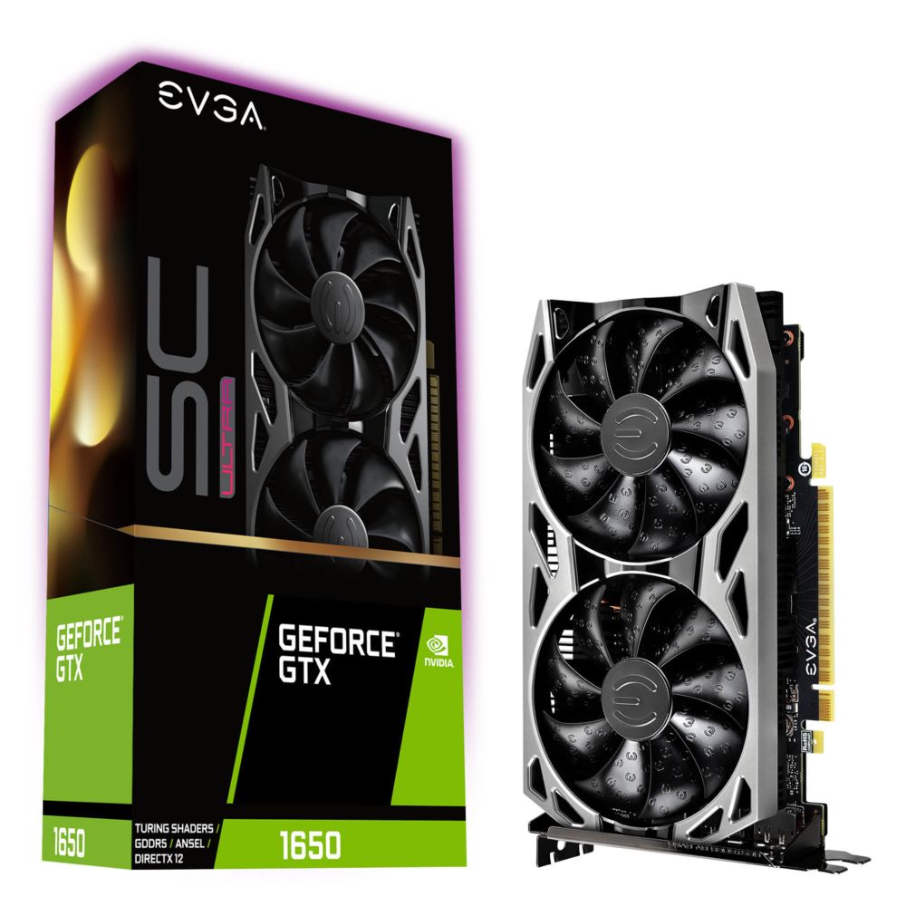 Evga - Geforce GTX 1650 - SC ULTRA GAMING - 4 Go - Carte Graphique NVIDIA