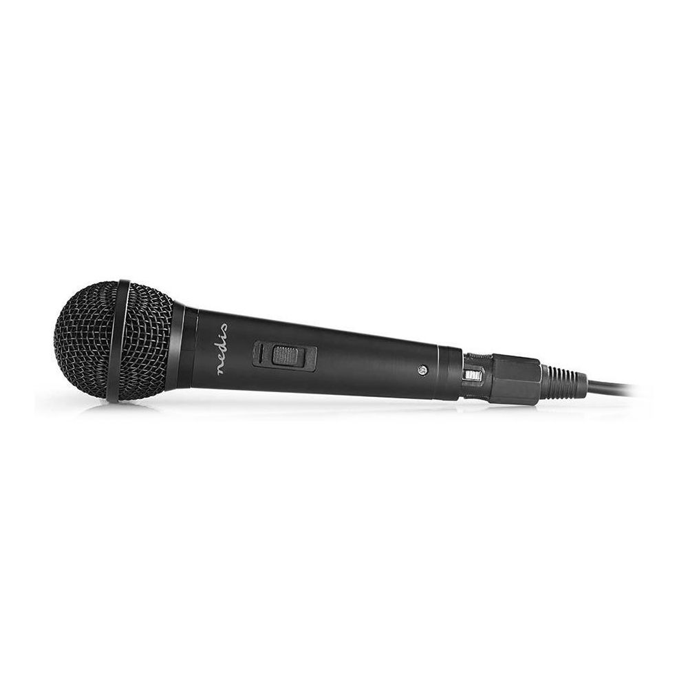 Nedis - Nedis Nedis Microphone Filaire Plastique/Aluminium Noir - Microphone PC