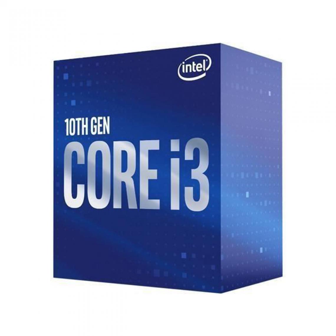 Intel - Processeur Intel Core i3-10300 (BX8070110300) Socket LGA1200 (chipset Intel serie 400) - Processeur INTEL