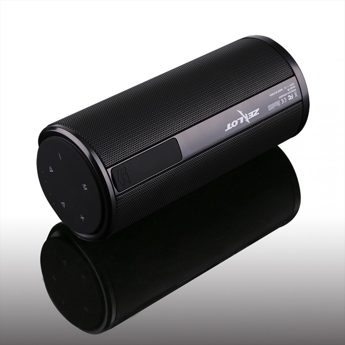 Universal - Haut-parleur Bluetooth Noir Colonne de subwoofer sans fil Portable Touch Control Assistant TF Card Play Hands-Free avec MIC | Haut-parleur Portable (Noir) - Enceinte PC