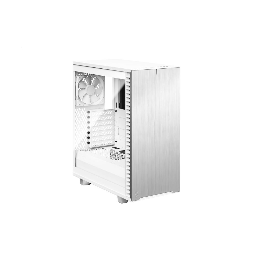 Fractal Design - Define 7 Compact Blanc - Panneau Verre Trempé Clair - Boitier PC