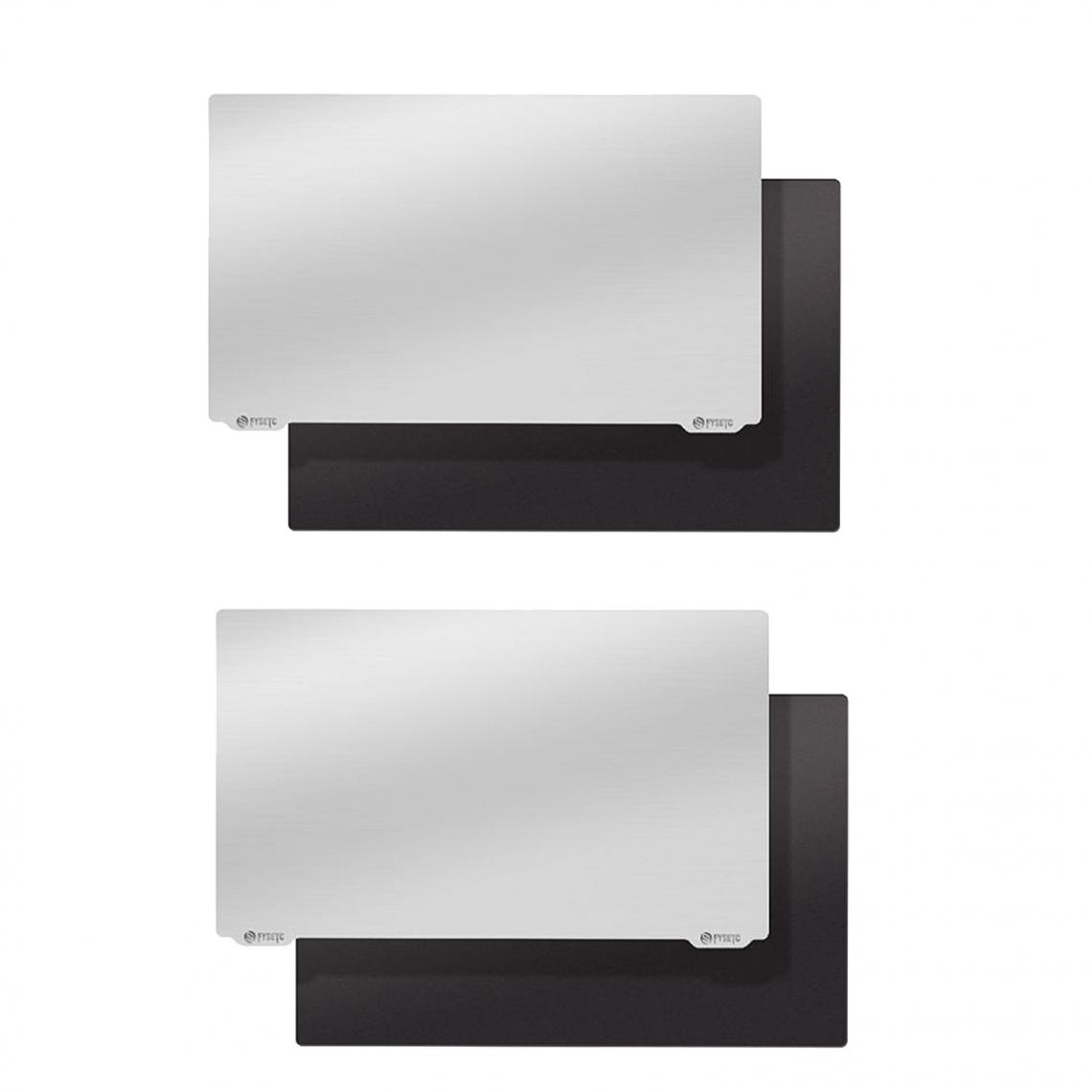marque generique - 2 X Plaque D'acier D'imprimante 3D + Base Magnétique pour Sonic Mini 4k / Mars 135x75mm - Imprimantes d'étiquettes