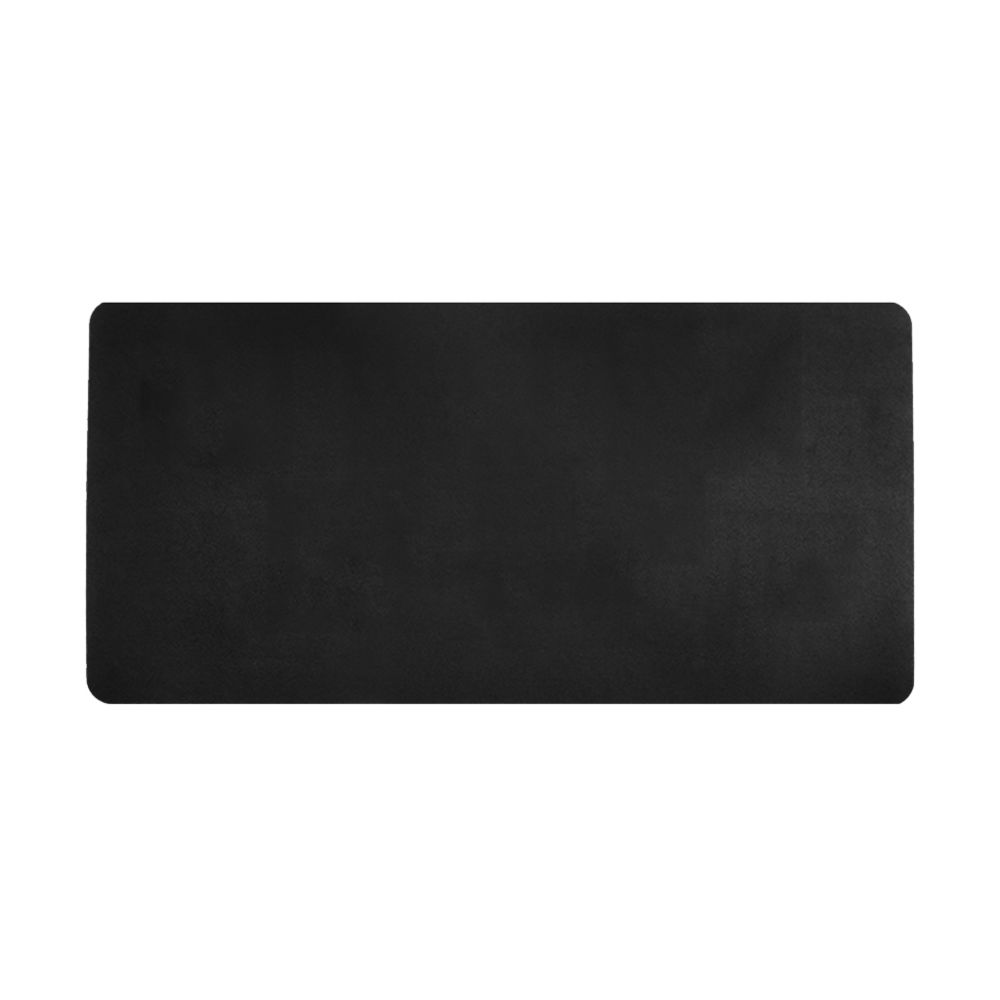 marque generique - Tapis de souris en cuir PU de grande taille pour ordinateur portable et clavier de bureau, noir 90x45cm - Tapis de souris