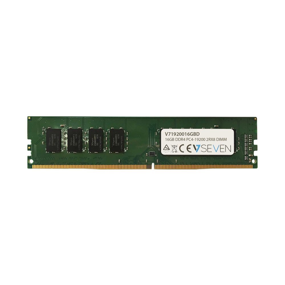 V7 - V7 DDR4 16GB 2400MHz cl17 dimm pc4-19200 1.2v (V71920016GBD) - RAM PC Fixe