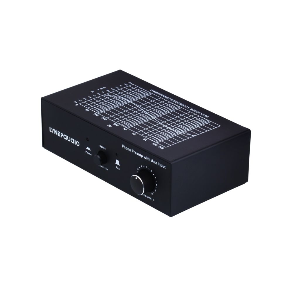Wewoo - Ampli noir Amplificateur de Signal Préphonographe avec Entrée Auxiliaire et Contrôle du Volume - Ampli