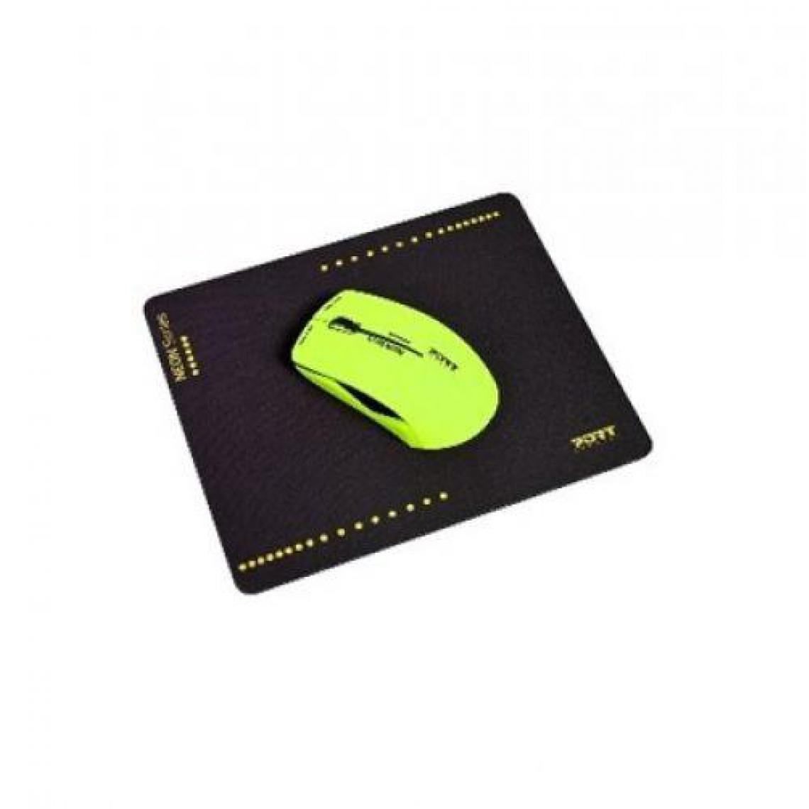 Port Design - MOUSE NEON WIRELESS MOUSE NEON WIRELESS + MOUSEPAD LIME - Souris