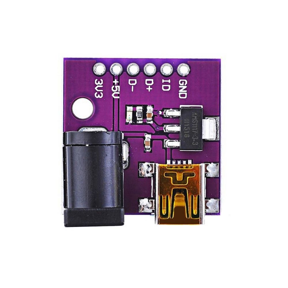 Wewoo - Alimentation Arduino Violet pour bricolage électronique Module de convertisseur de puissance DC USB mini - Alimentation modulaire