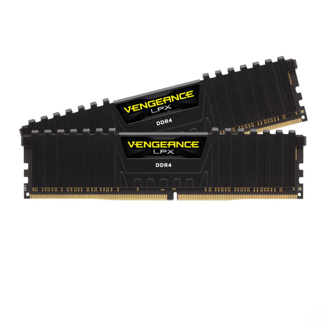 Corsair - CORSAIR Mémoire PC DDR4 - VENGEANCE LPX Low Profile 64GB (2x32) - 3600Mhz - CAS 18 - Kit Dual Channel (CMK64GX4M2D3600C18) - RAM PC Fixe